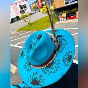 Custom made Hat! Perfect for any concert or Music Fest. ❤️